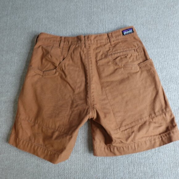 Patagonia Shorts 32 Beige Canvas Stand Up Organic Cotton 6.5" in - Picture 3 of 12